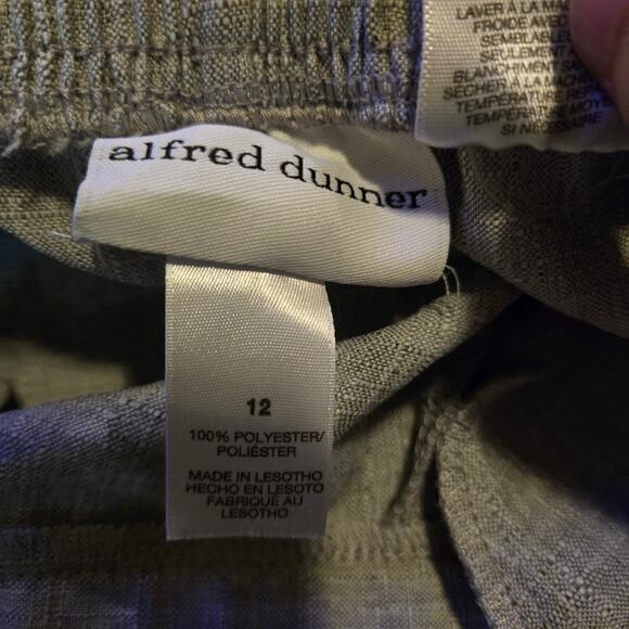 Alfred Dunner Gray Pull-On Trousers Women’s Size 12 - Picture 3 of 9